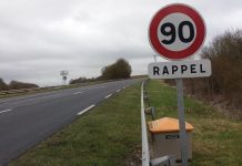 Limitation de vitesse à 80 km/h prochainement